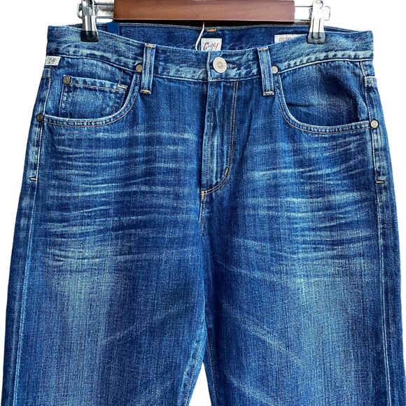 New Citizens of Humanity Evans Men Dark Wash Mid Rise Straight Leg Jeans 32 - Picture 2 of 10